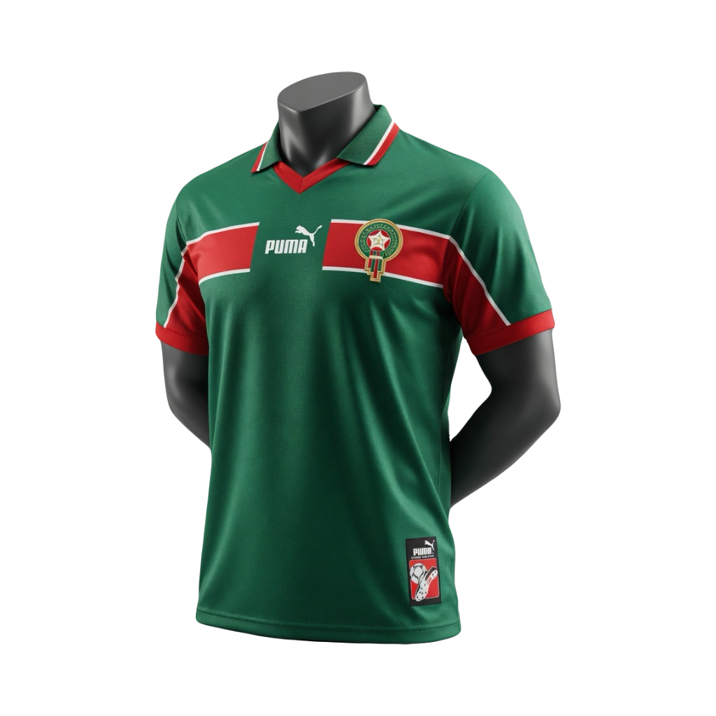 maillot maroc rétro 1998
[ Domicile]